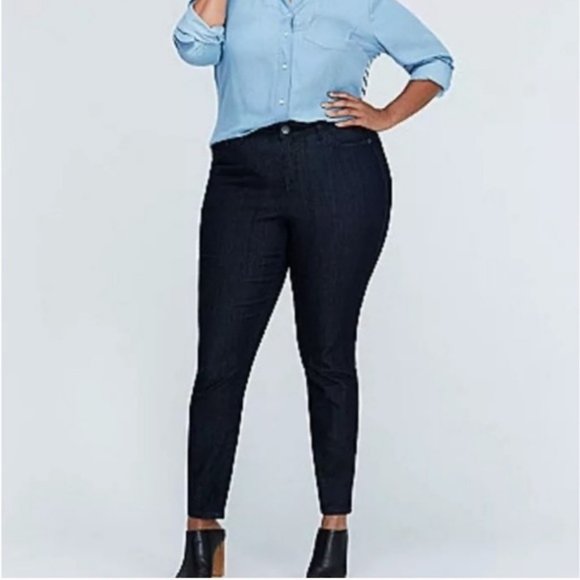 Lane Bryant | Jeans | New Lane Bryant High Rise Jeggings Dark Wash 24 |  Poshmark